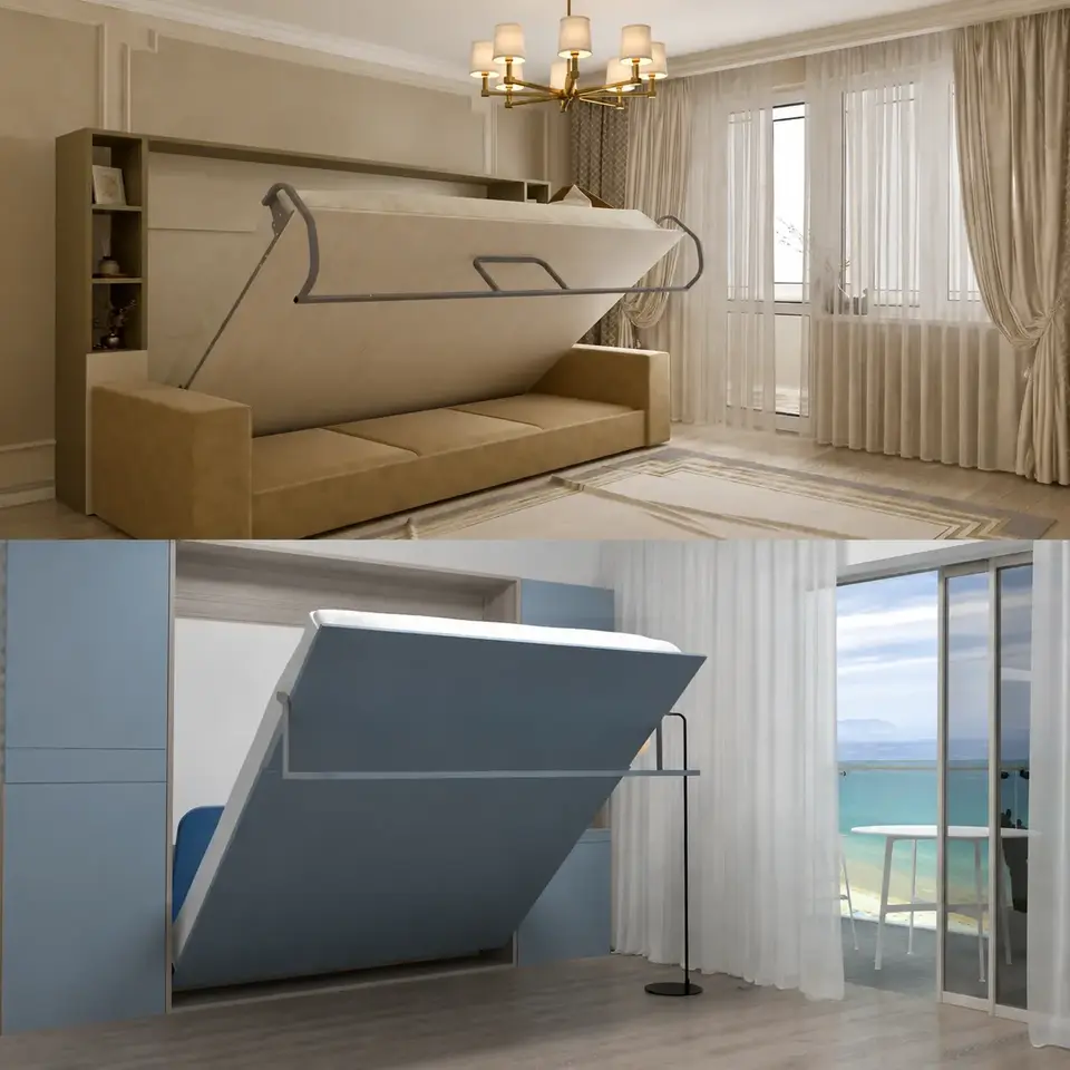 Comparing vertical and horizontal wall beds