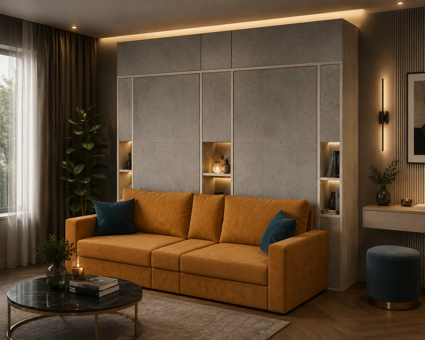 Twin wall beds «Sigma Double» — photo 1